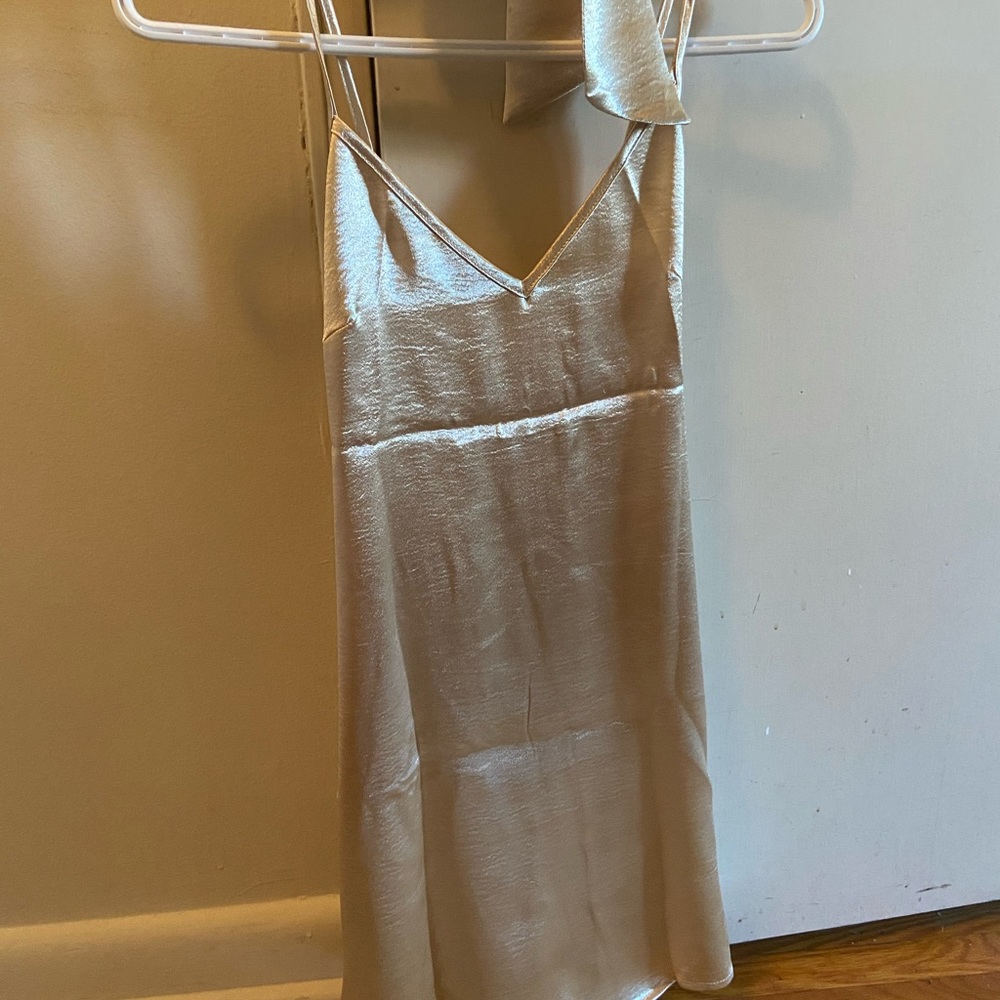 Meshki gold dress